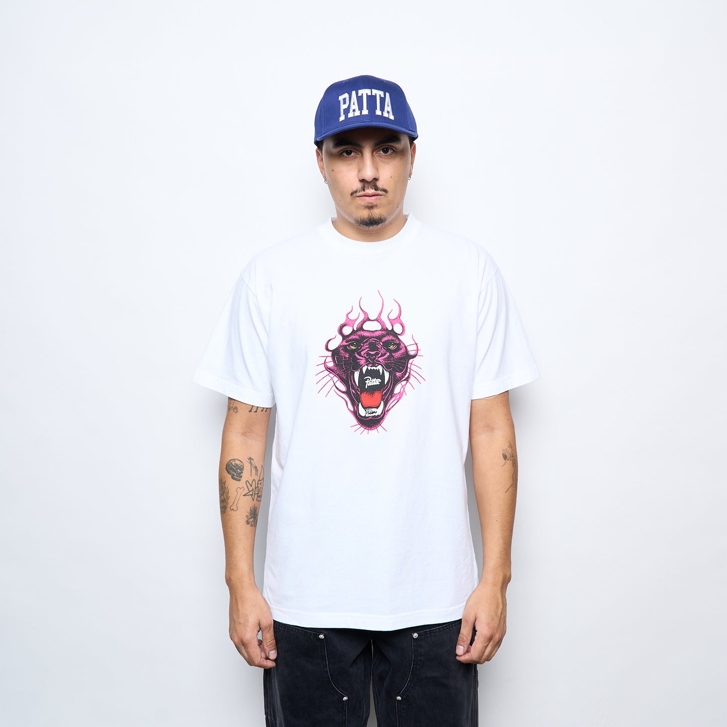 Patta - Fire Panther T-Shirt (White)
