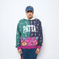Patta - Floral Patchwork Hooded Sweater (Multi)