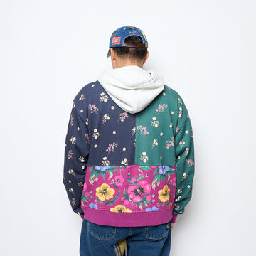 Patta - Floral Patchwork Hooded Sweater (Multi)