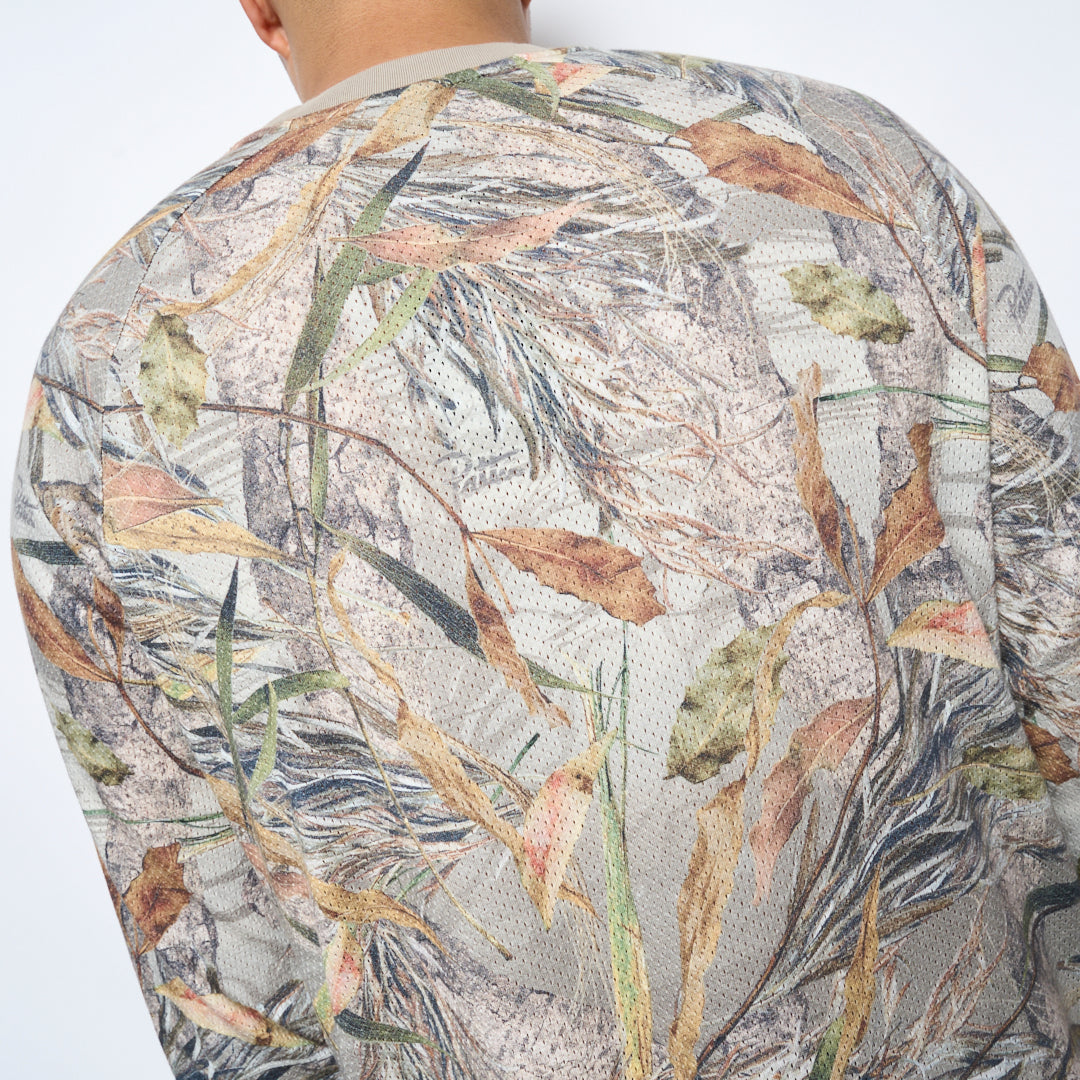 Patta - Nature Print Longsleeve Mesh Jersey (Nature Print)