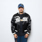 Patta - Script Logo Satin Varsity Jacket (Black)
