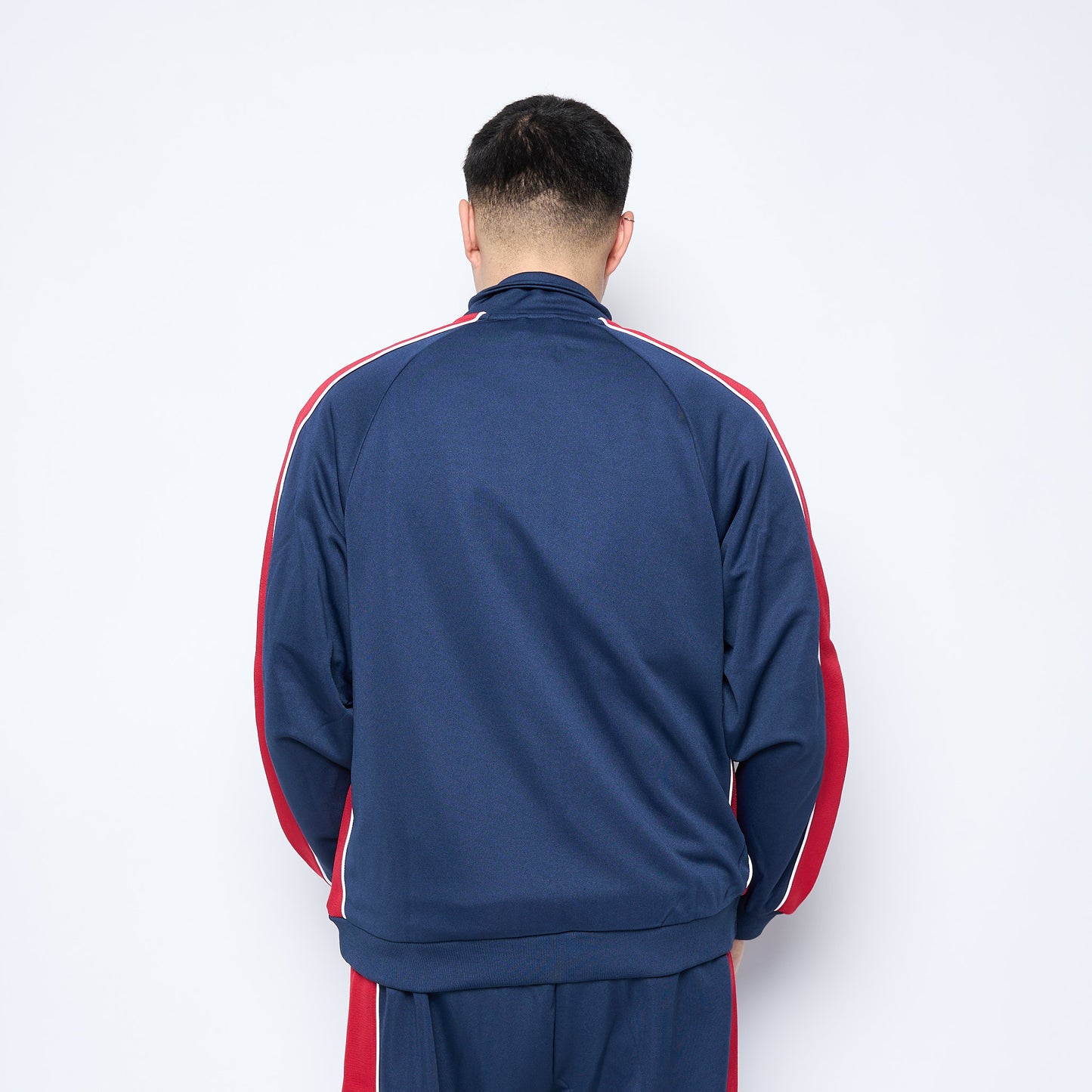 Patta - Tricot Straight Track jacket (Black Iris)