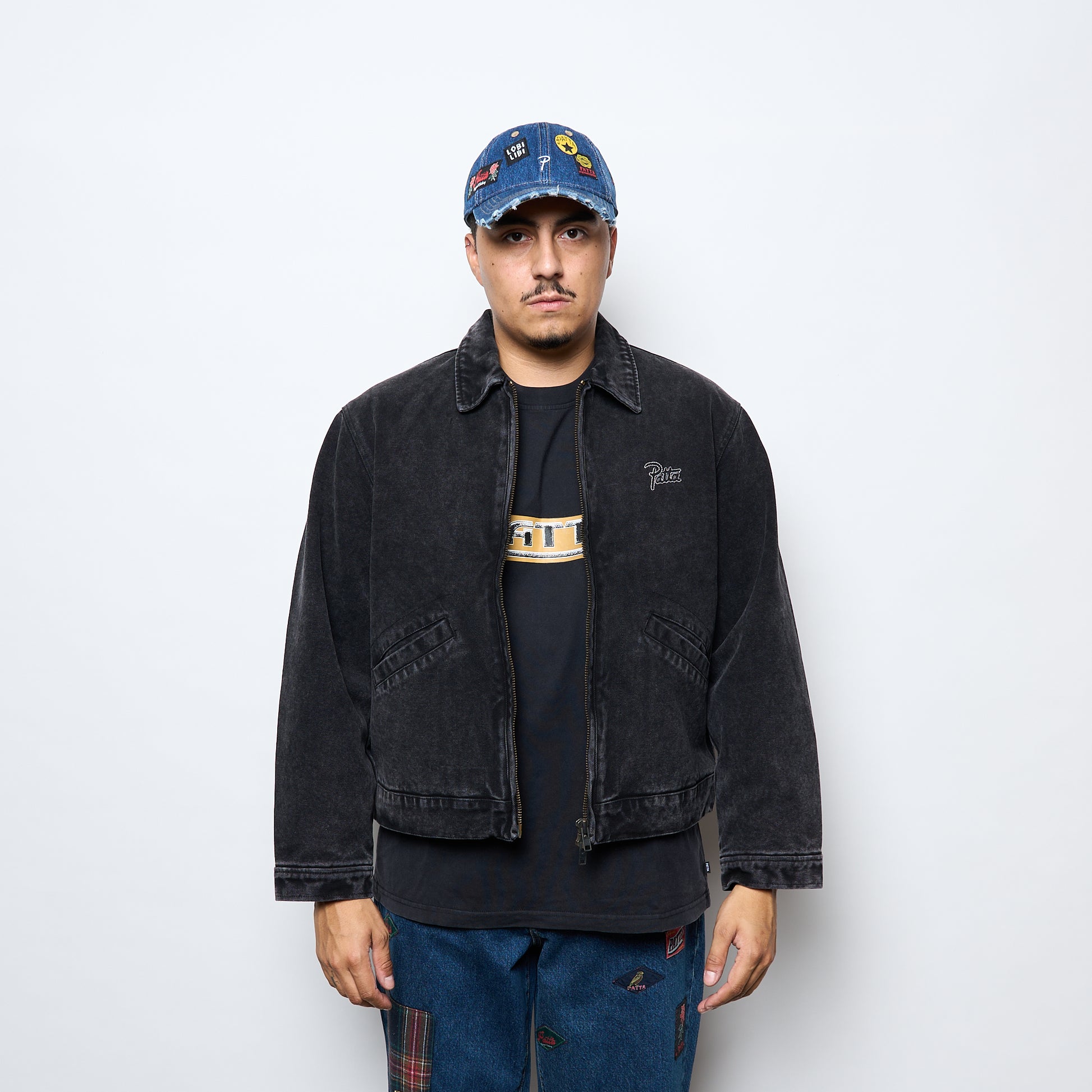 Patta -  Washed Canvas Jacket (Black)