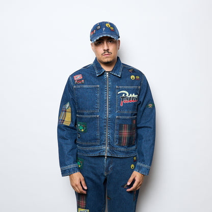 Patta - Whole Lotta Labels Denim Jacket (Light Blue Denim)