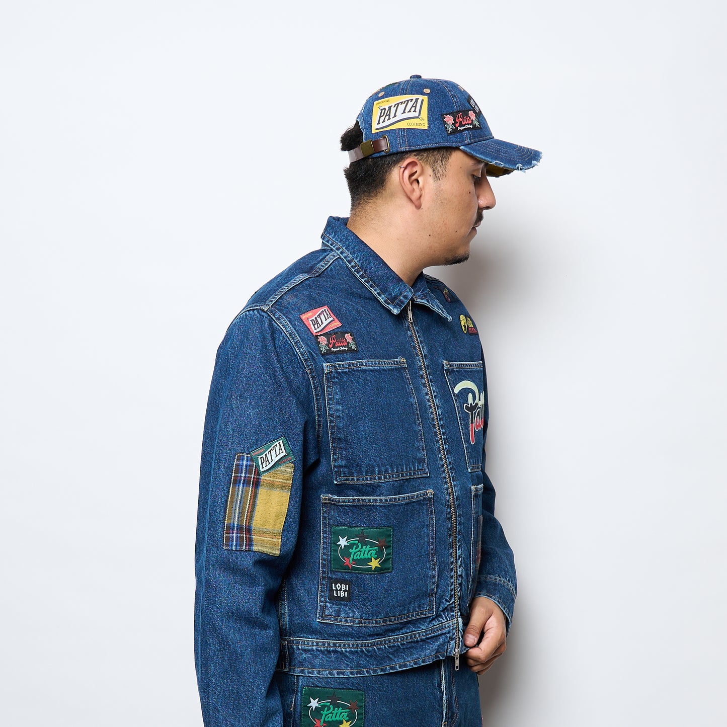 Patta - Whole Lotta Labels Denim Jacket (Light Blue Denim)