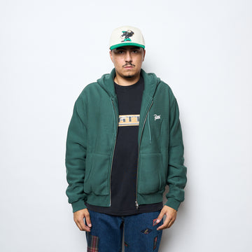 Patta - Zip Up Hooded Sweater (Bistro Green)