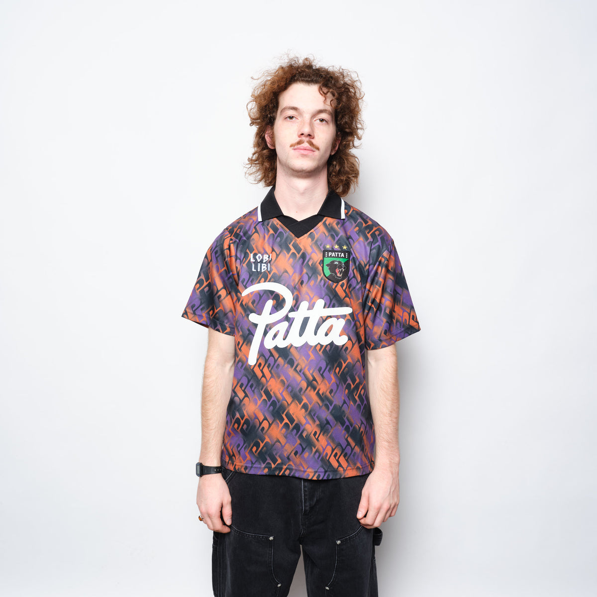Patta All Over P Football Jersey (Pansy)