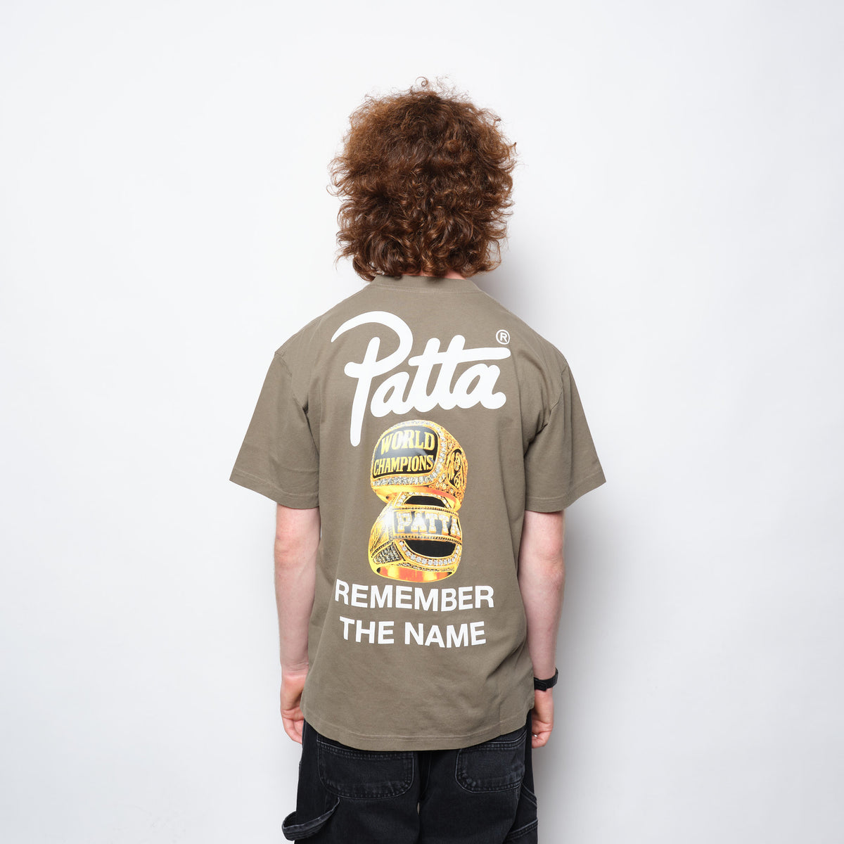 Patta Championship T-Shirt Dusty (Olive)