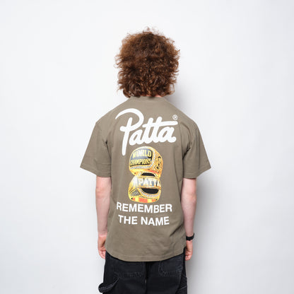 Patta Championship T-Shirt Dusty (Olive)