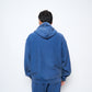Patta Classic Acid Washed Hooded Sweater (Estate Blue)