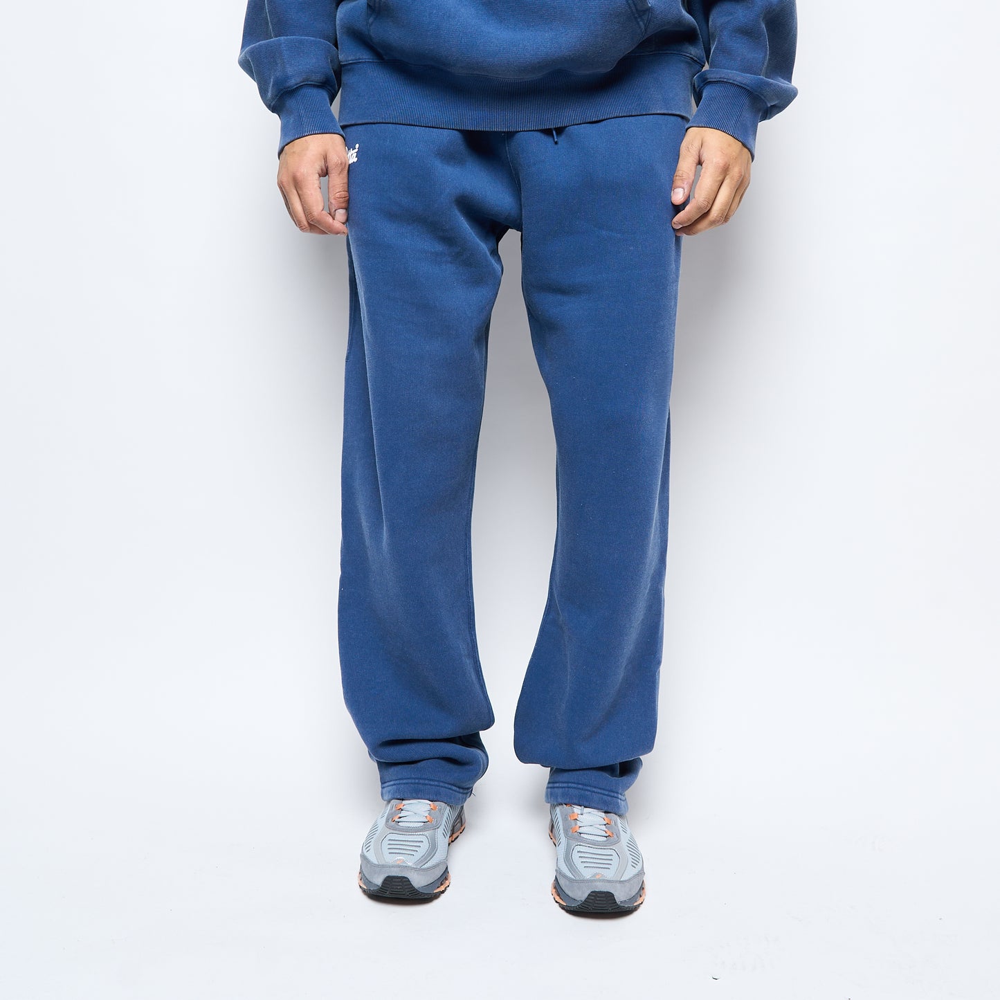 Patta Classic Acid Washed Straight Leg Jogging Pants (Estate Blue)