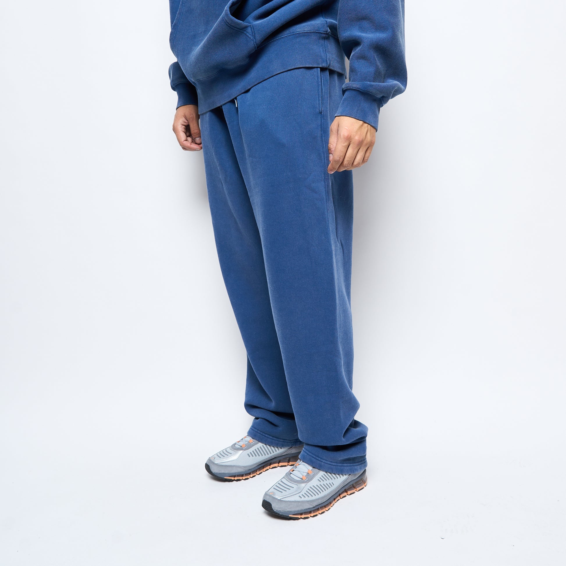 Patta Classic Acid Washed Straight Leg Jogging Pants (Estate Blue)