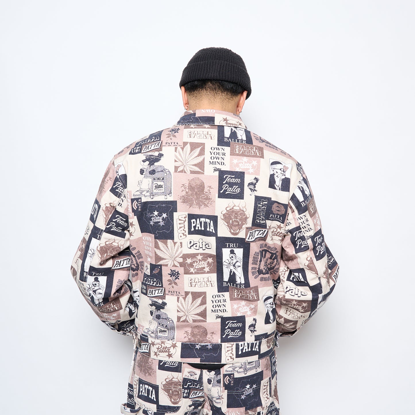 Patta Collage Insulated Canvas Jacket (Multi)