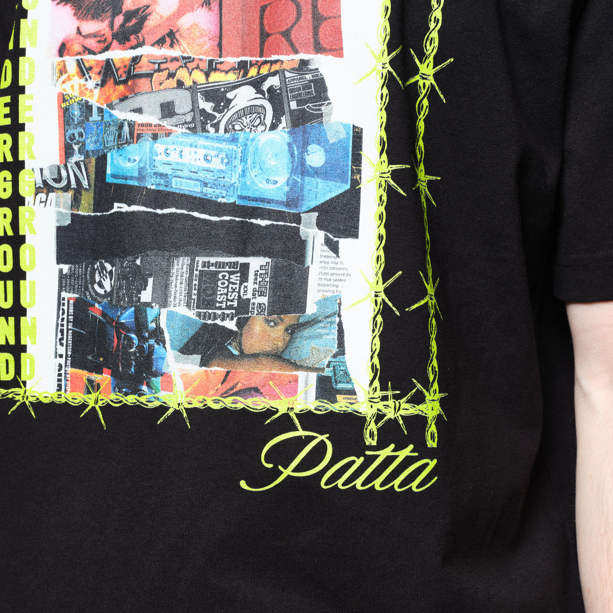 Patta Collage T-Shirt (Black)