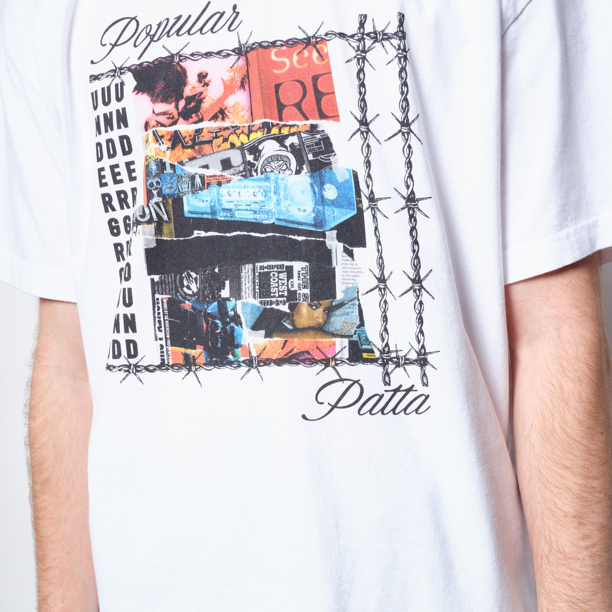 Patta Collage T-Shirt (White)