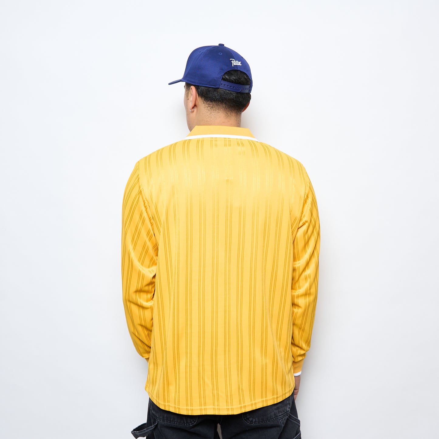 Patta Jacquard Striped Long Sleeve Jersey (Golden Rod)