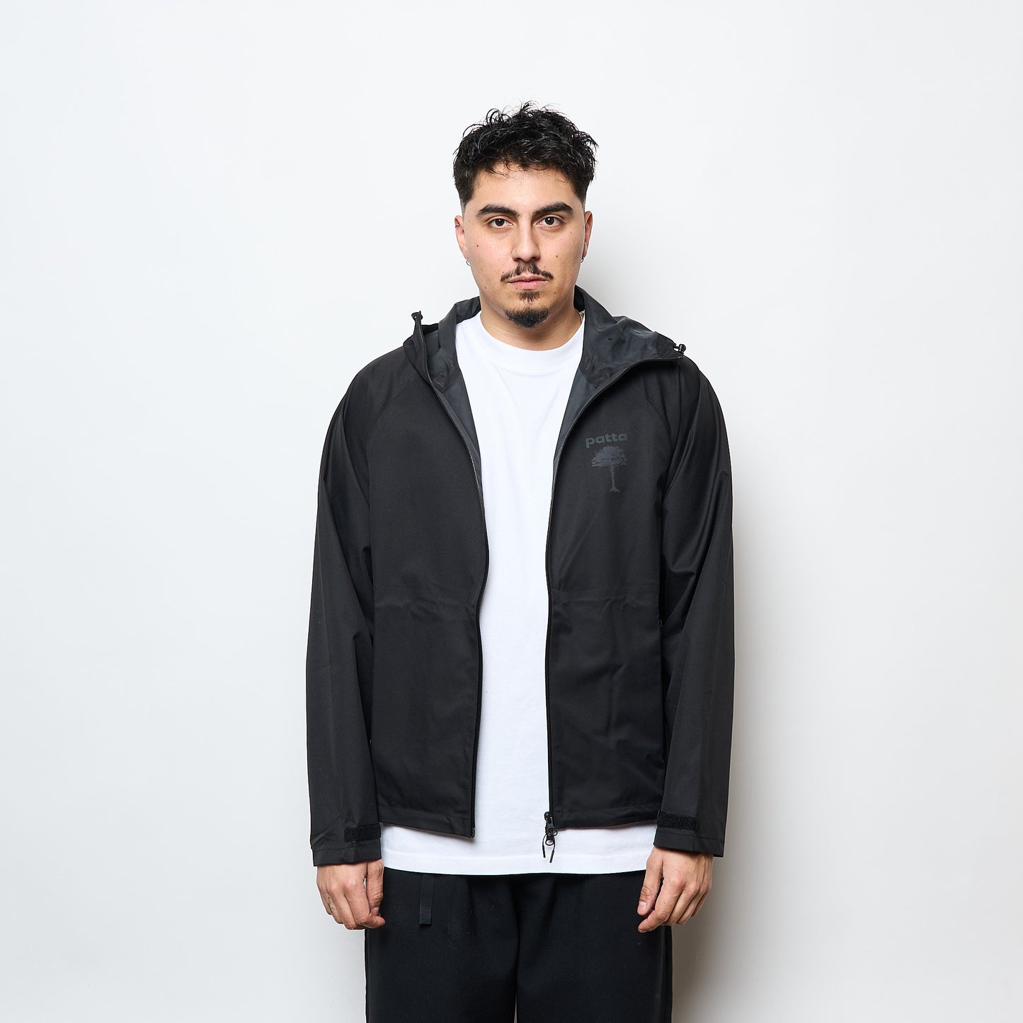 Patta NL - 3M Reflective Waterproof Rain Jacket (Black)