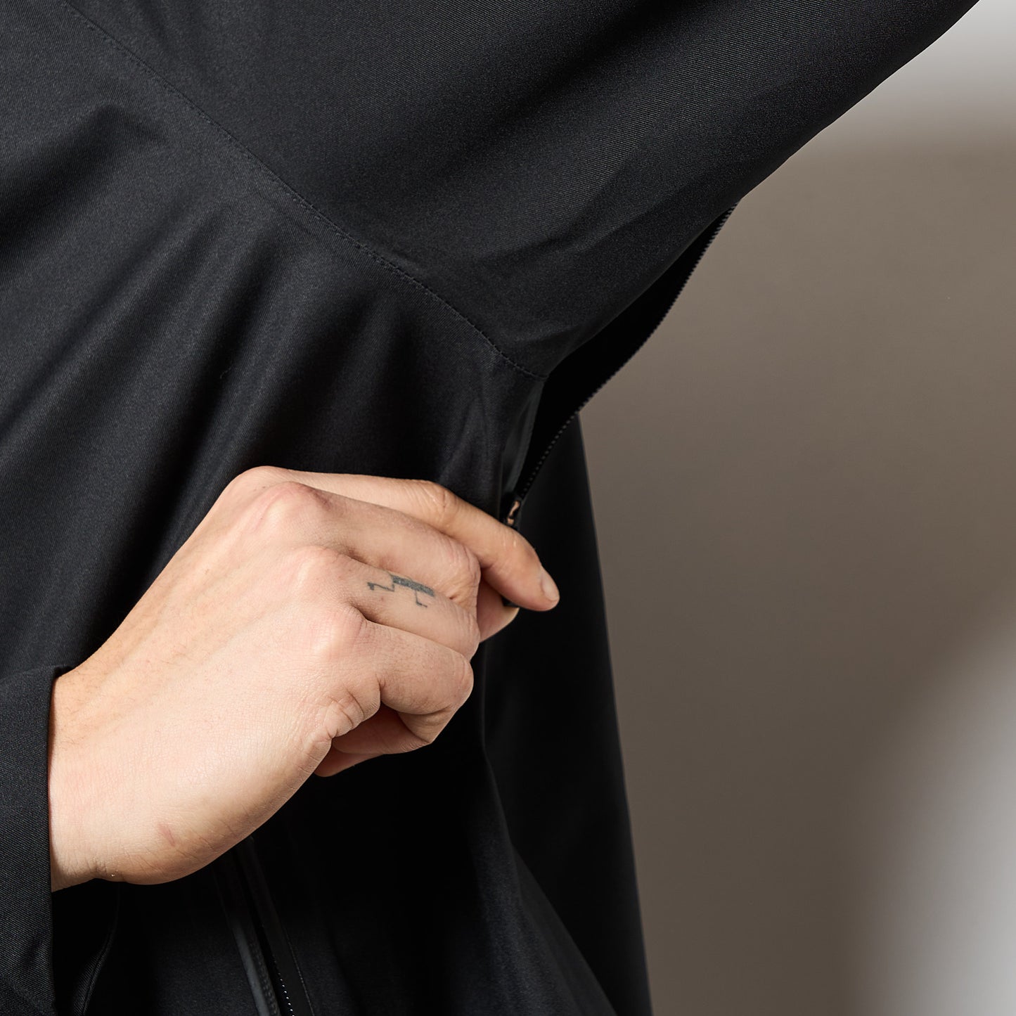 Patta NL - 3M Reflective Waterproof Rain Jacket (Black)