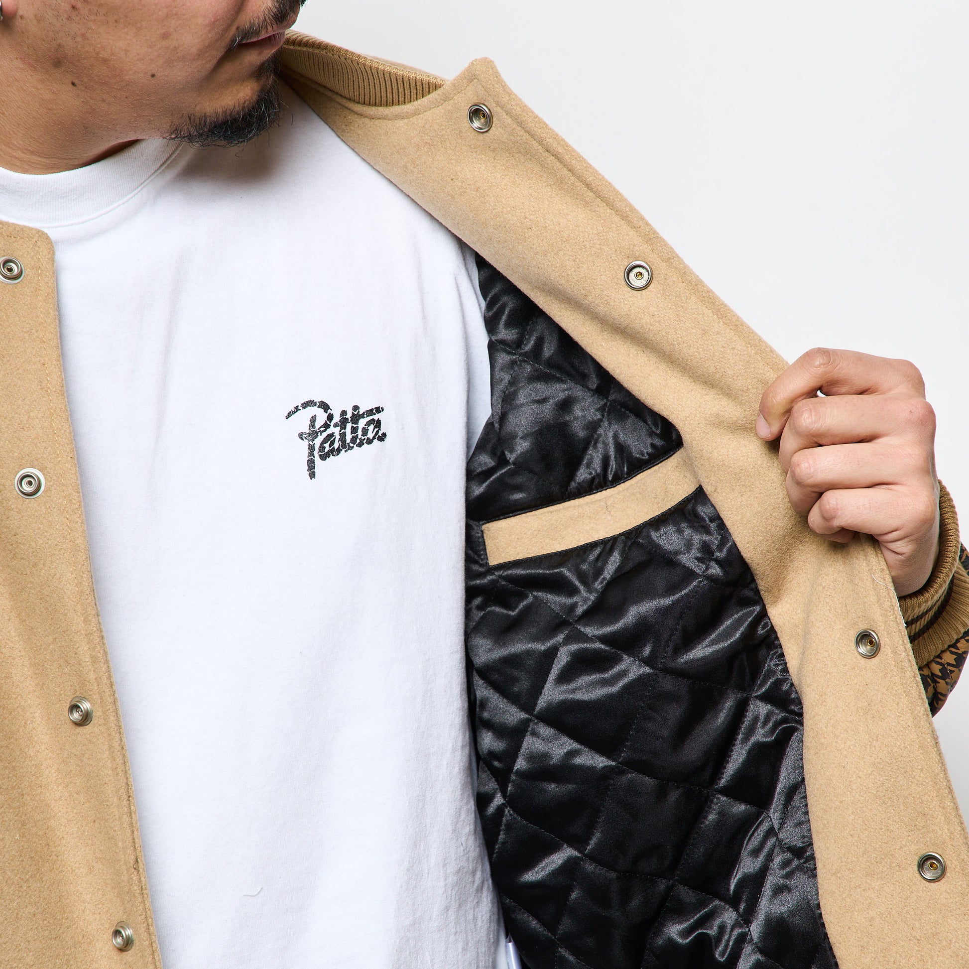 Patta NL - Athletic P Houndstooth Varsity Jacket (Starfish)