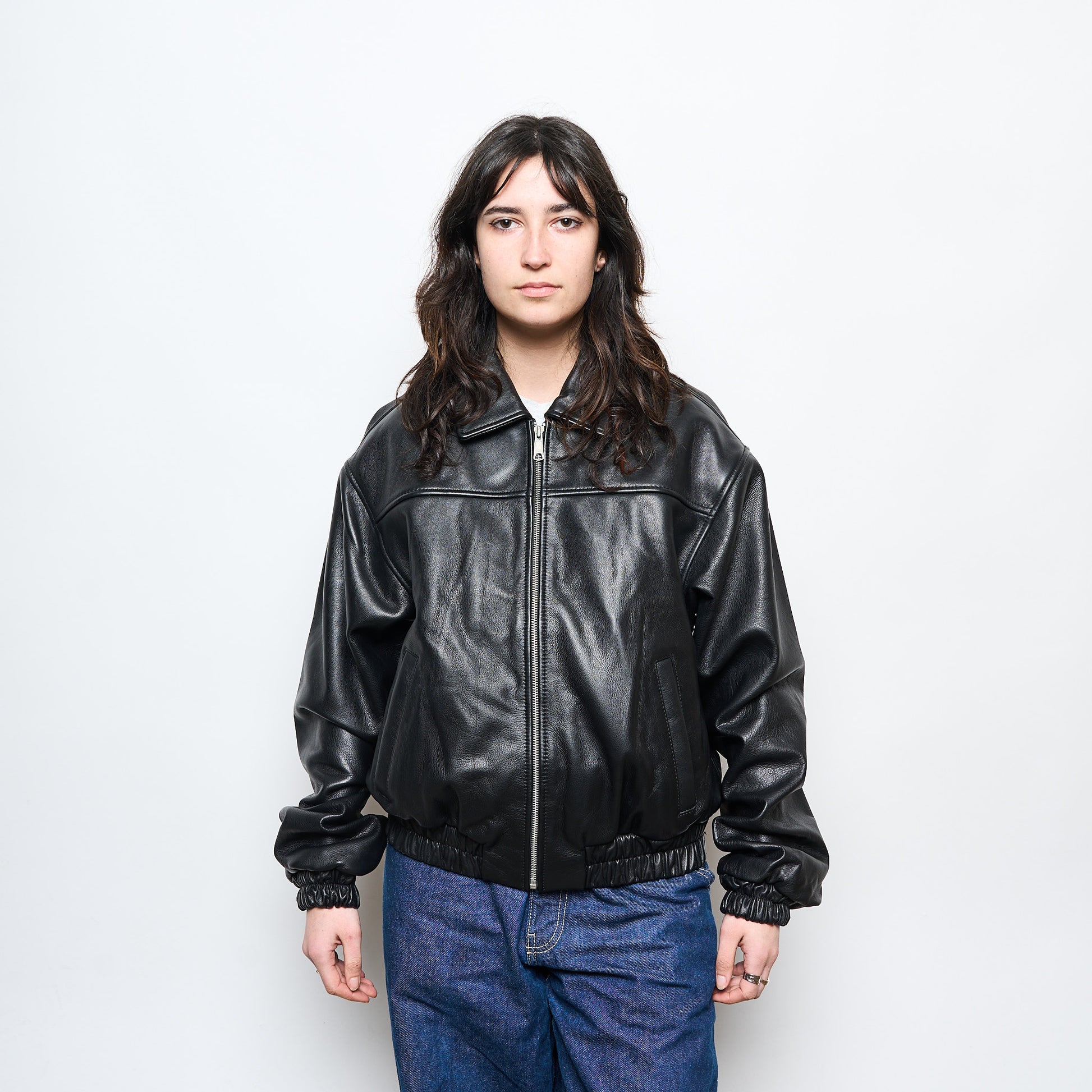 Patta NL - Leather Bomber jacket (Black)