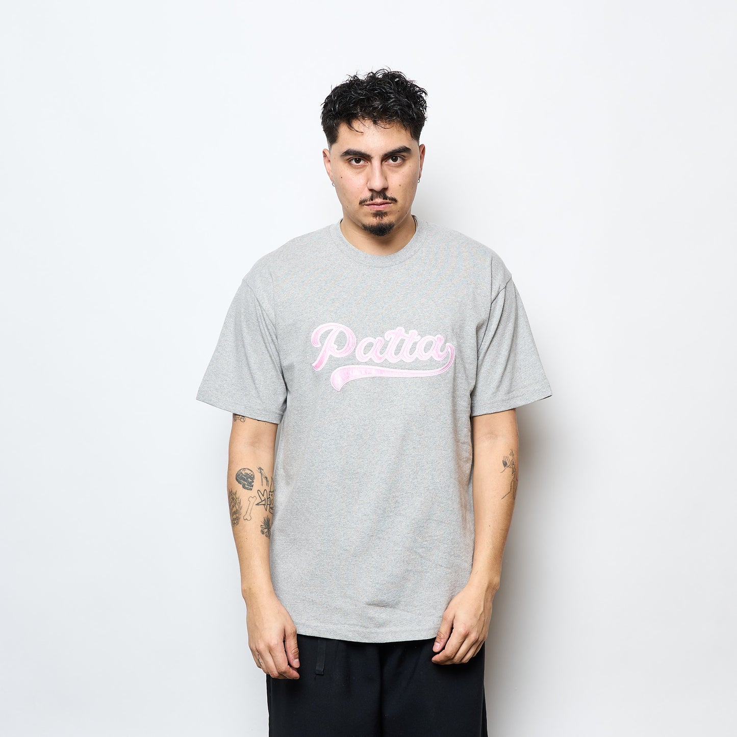 Patta NL - Tail logo T-Shirt (Grey Heather)