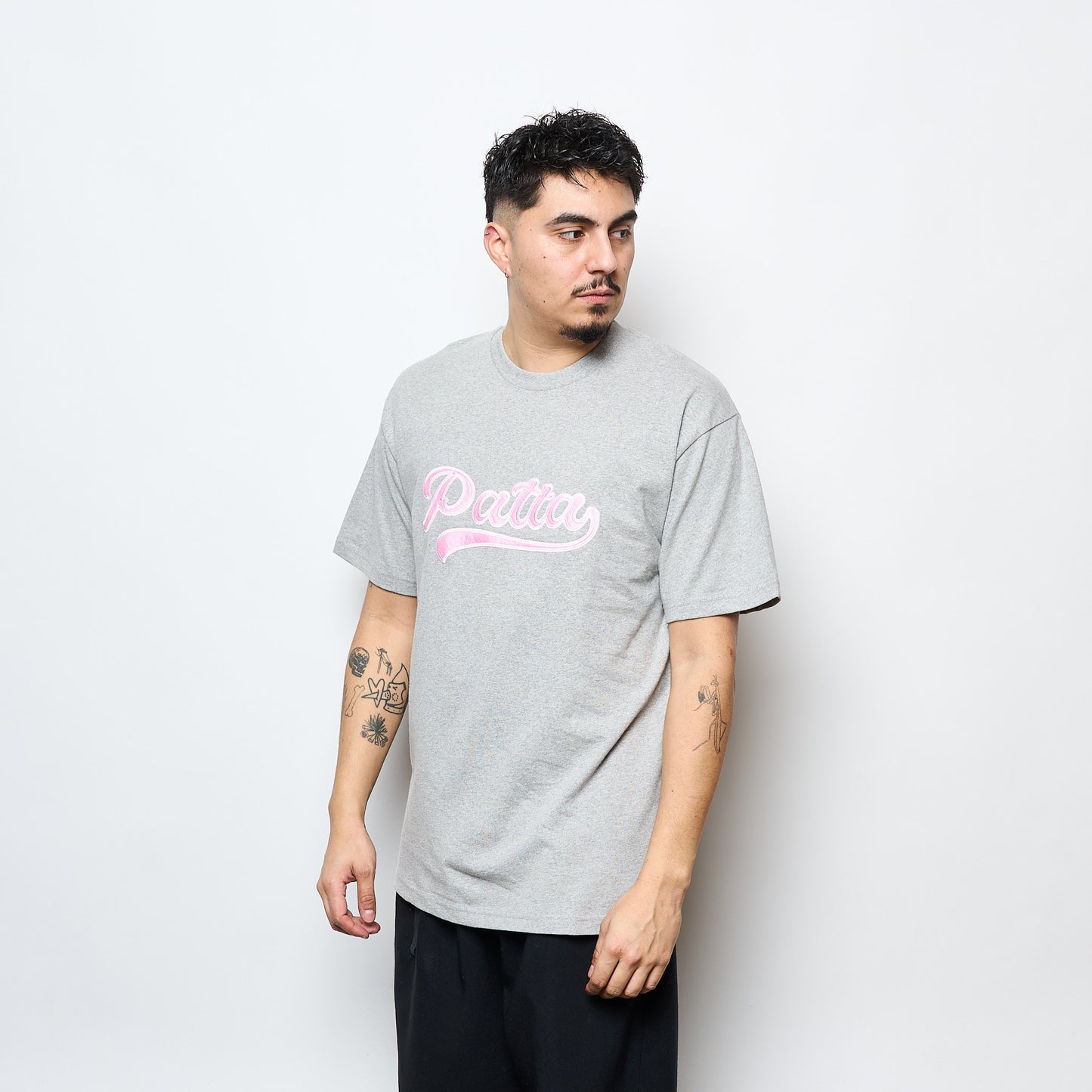 Patta NL - Tail logo T-Shirt (Grey Heather)