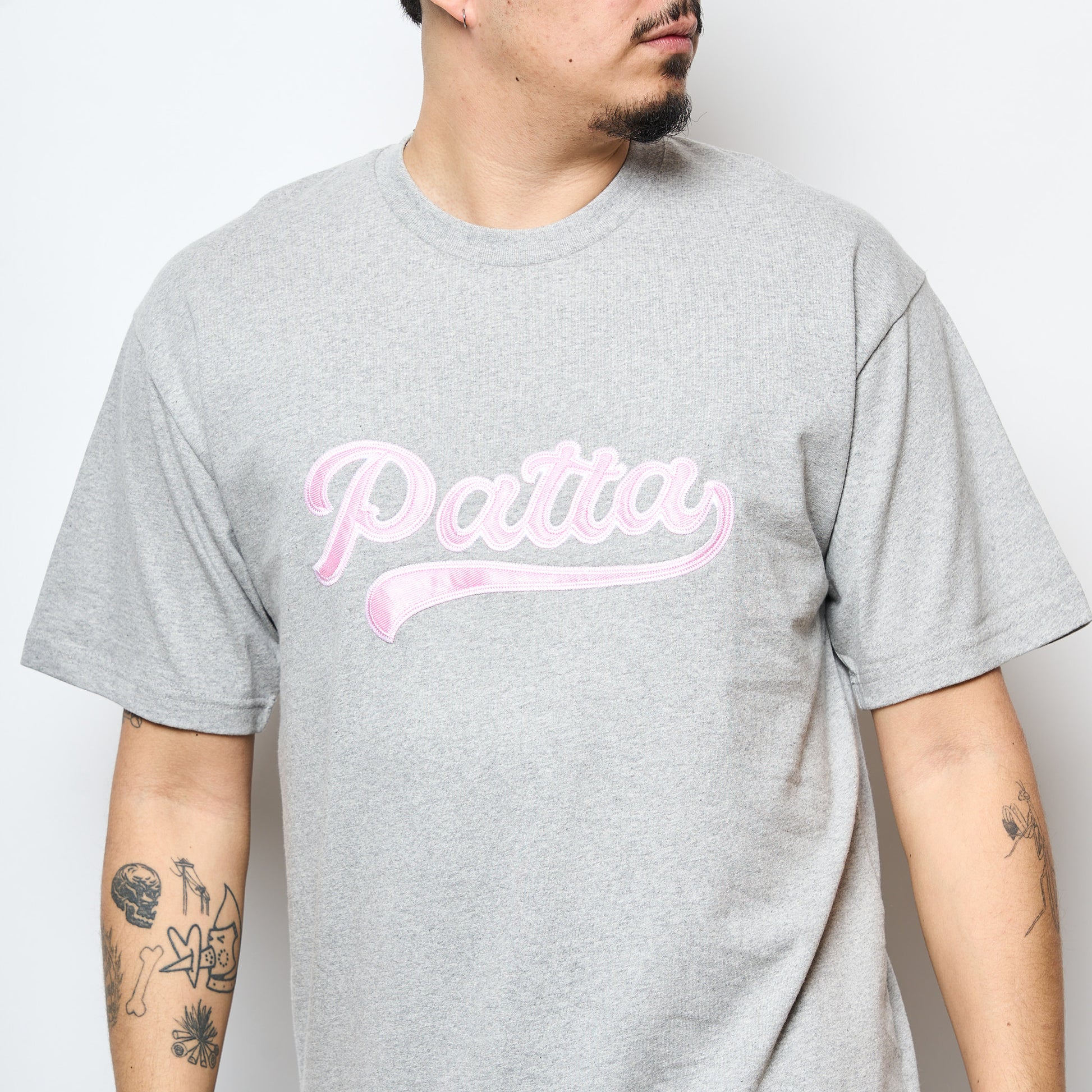 Patta NL - Tail logo T-Shirt (Grey Heather)