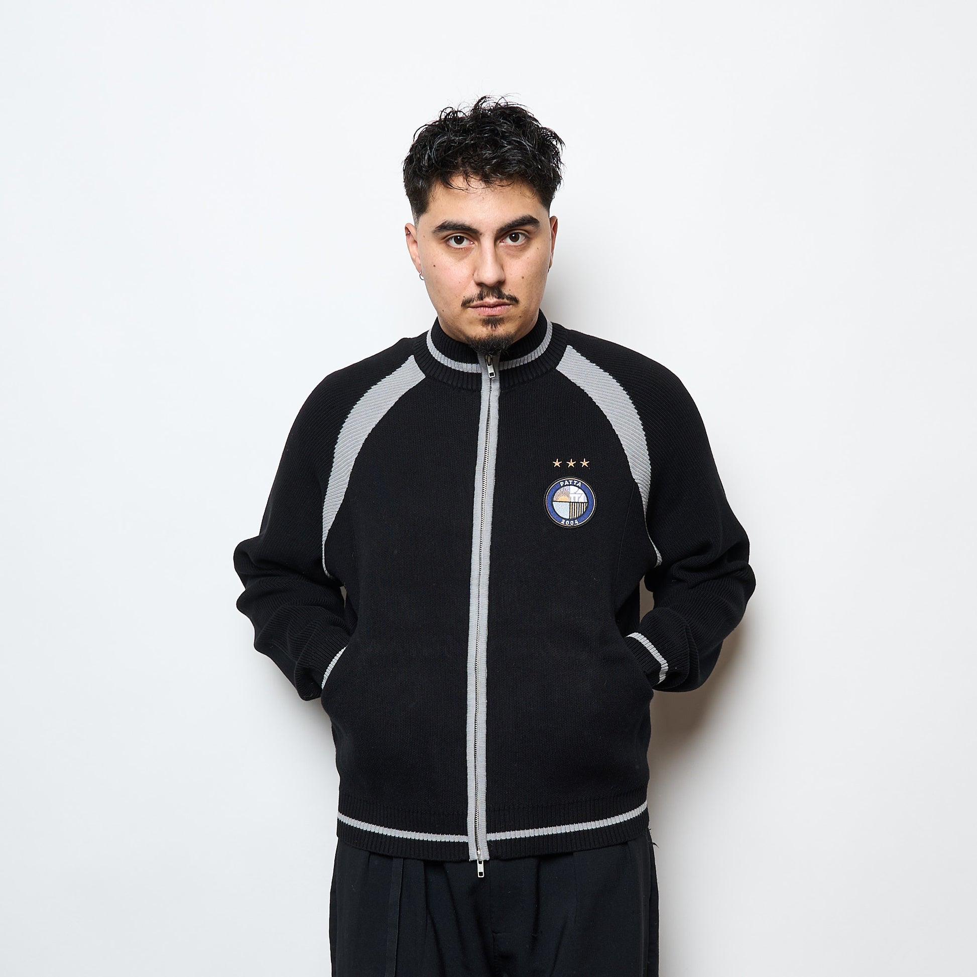 Patta NL - Track Top Cardigan (Moonless Night)