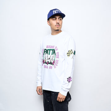 Patta Own Your Own Mind Long Sleeve T-Shirt (White)