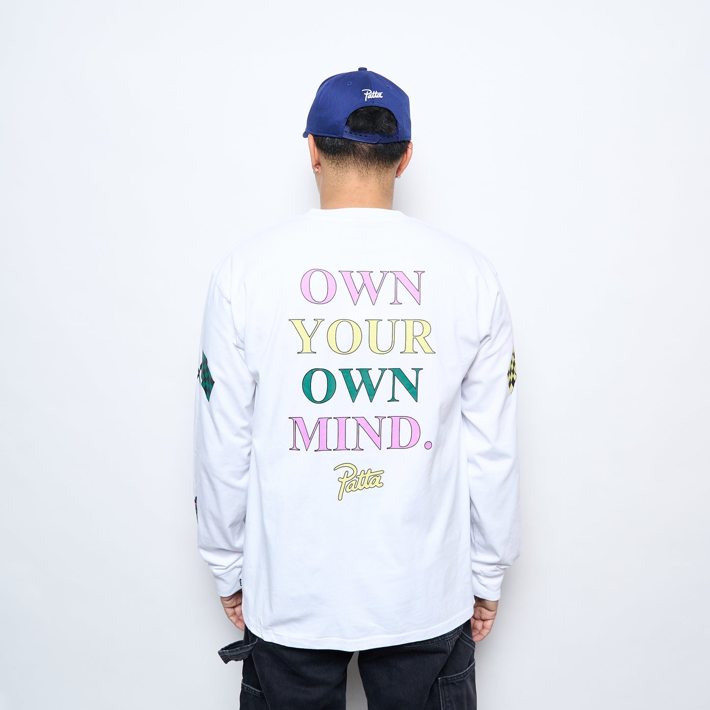 Patta Own Your Own Mind Long Sleeve T-Shirt (White)