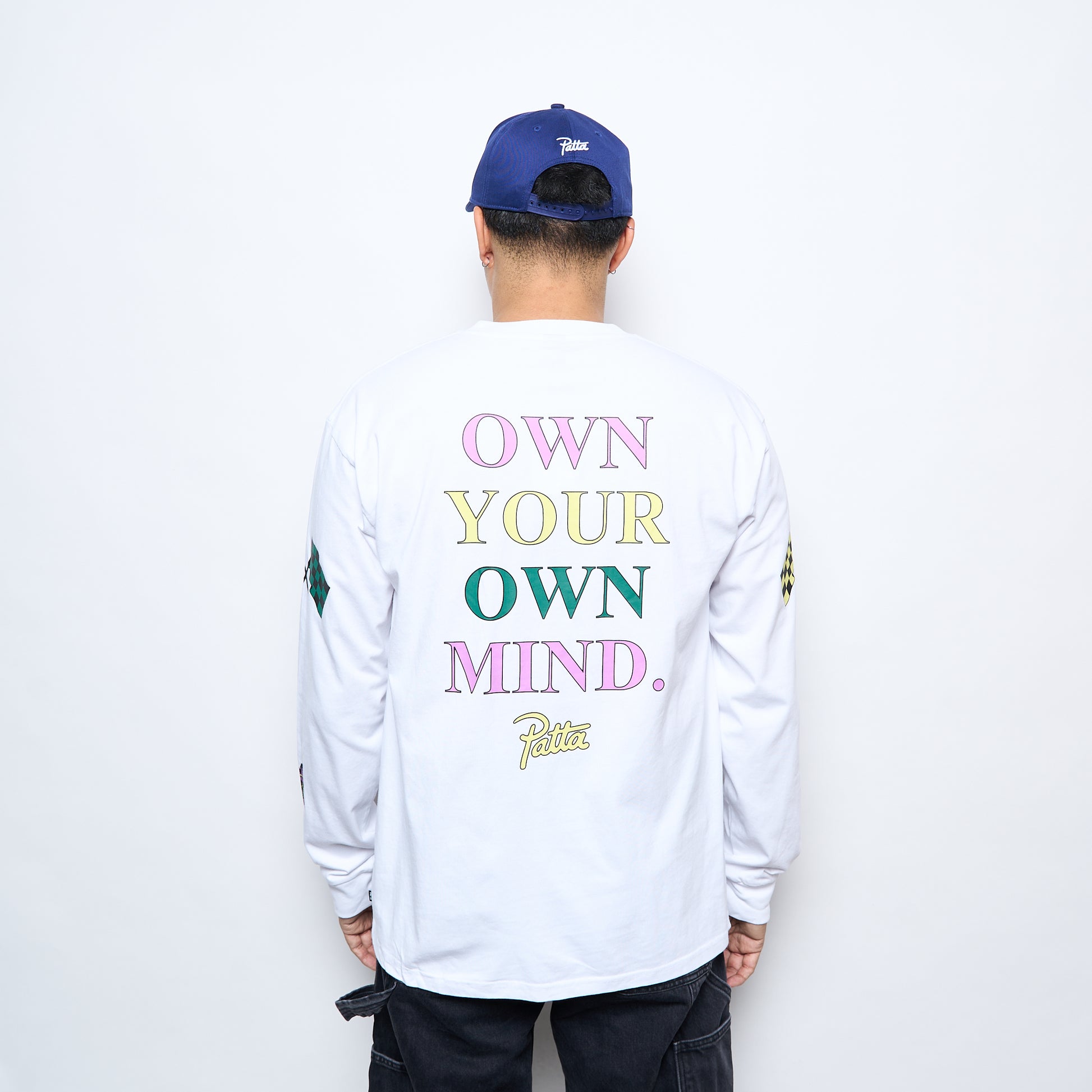 Patta Own Your Own Mind Long Sleeve T-Shirt (White)