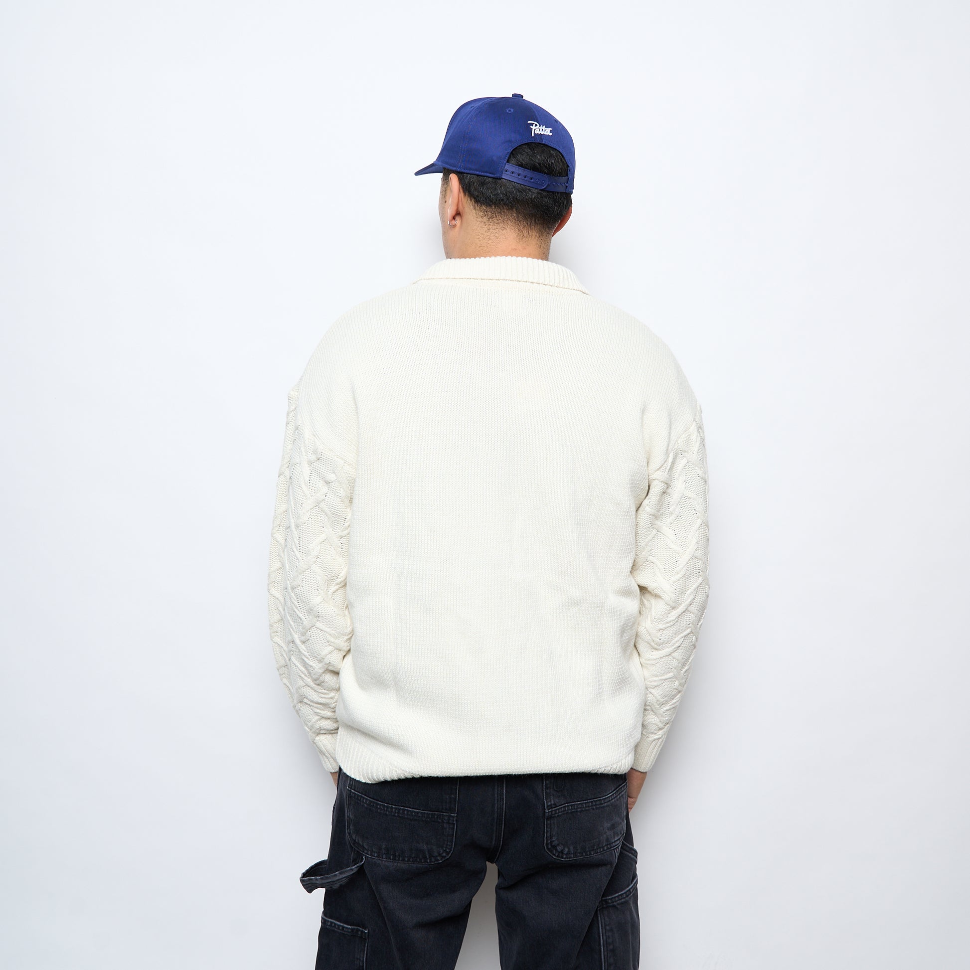 Patta Perfect Day Knitted Cardigan (Peyote)