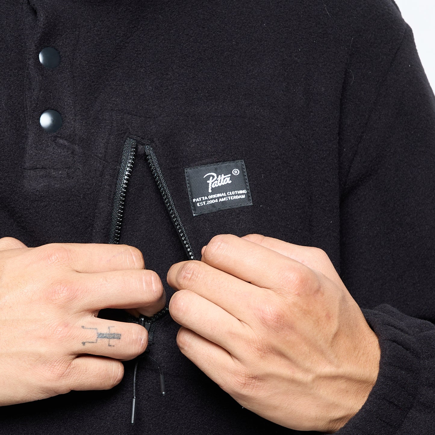 Patta Sherpa Fleece Overhead (Black)