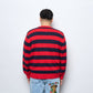 Patta Striped Flag Knitted Sweater (Multi)