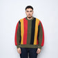 Patta - Striped Honeycomb Knitted Sweater (Multi)