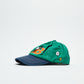 Peanuts x Butter Goods - Music Snapback Cap (Washed Kelly Green/Navy)