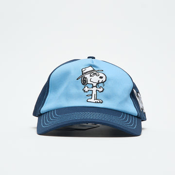 Peanuts x Butter Goods - Spike 5 Panel Cap (Navy/Light Blue)