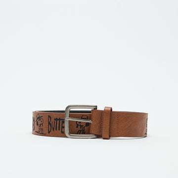 Peanuts x Butter Goods - Spike Belt (Brown)