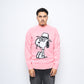 Peanuts x Butter Goods - Spike Knit Sweater (Light Pink)