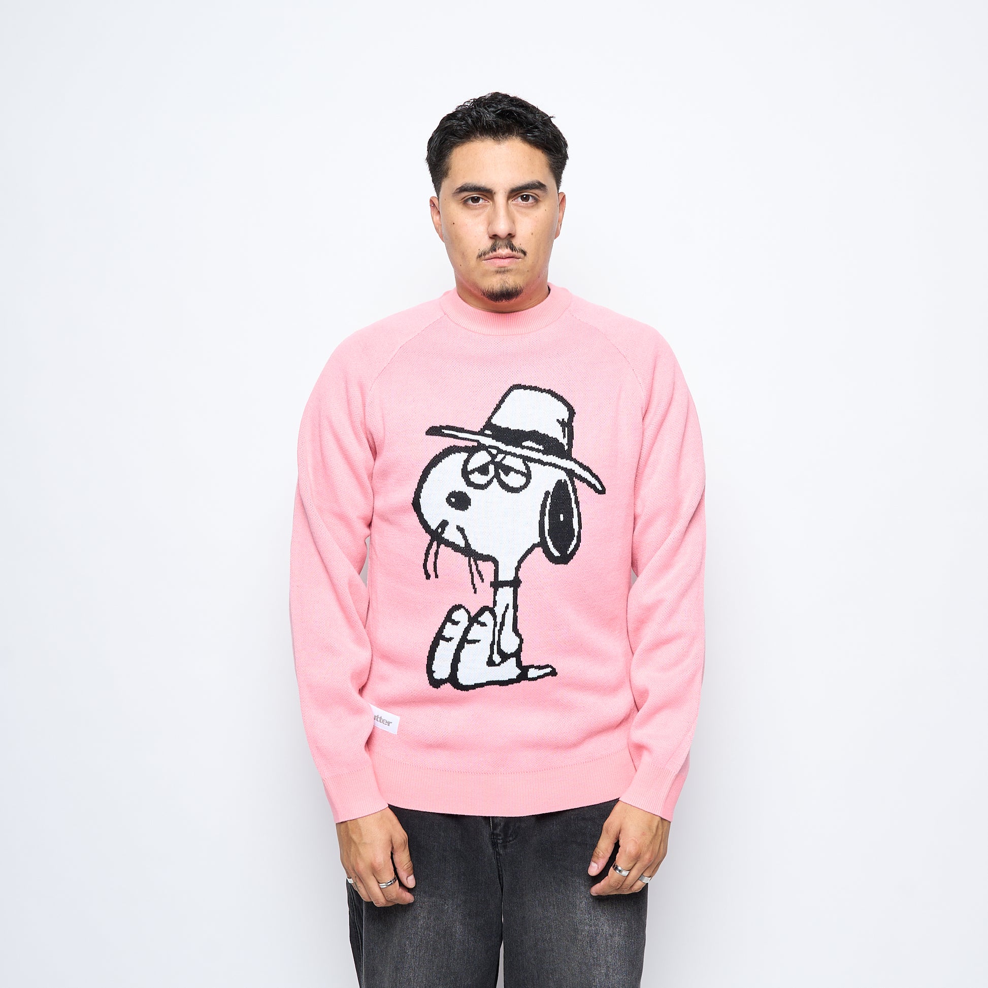 Peanuts x Butter Goods - Spike Knit Sweater (Light Pink)