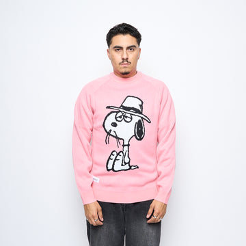 Peanuts x Butter Goods - Spike Knit Sweater (Light Pink)