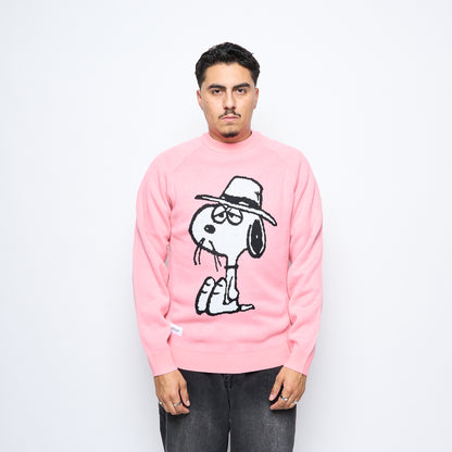 Peanuts x Butter Goods - Spike Knit Sweater (Light Pink)