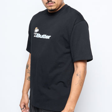 Peanuts x Butter Goods - Spike Logo Tee (Black)