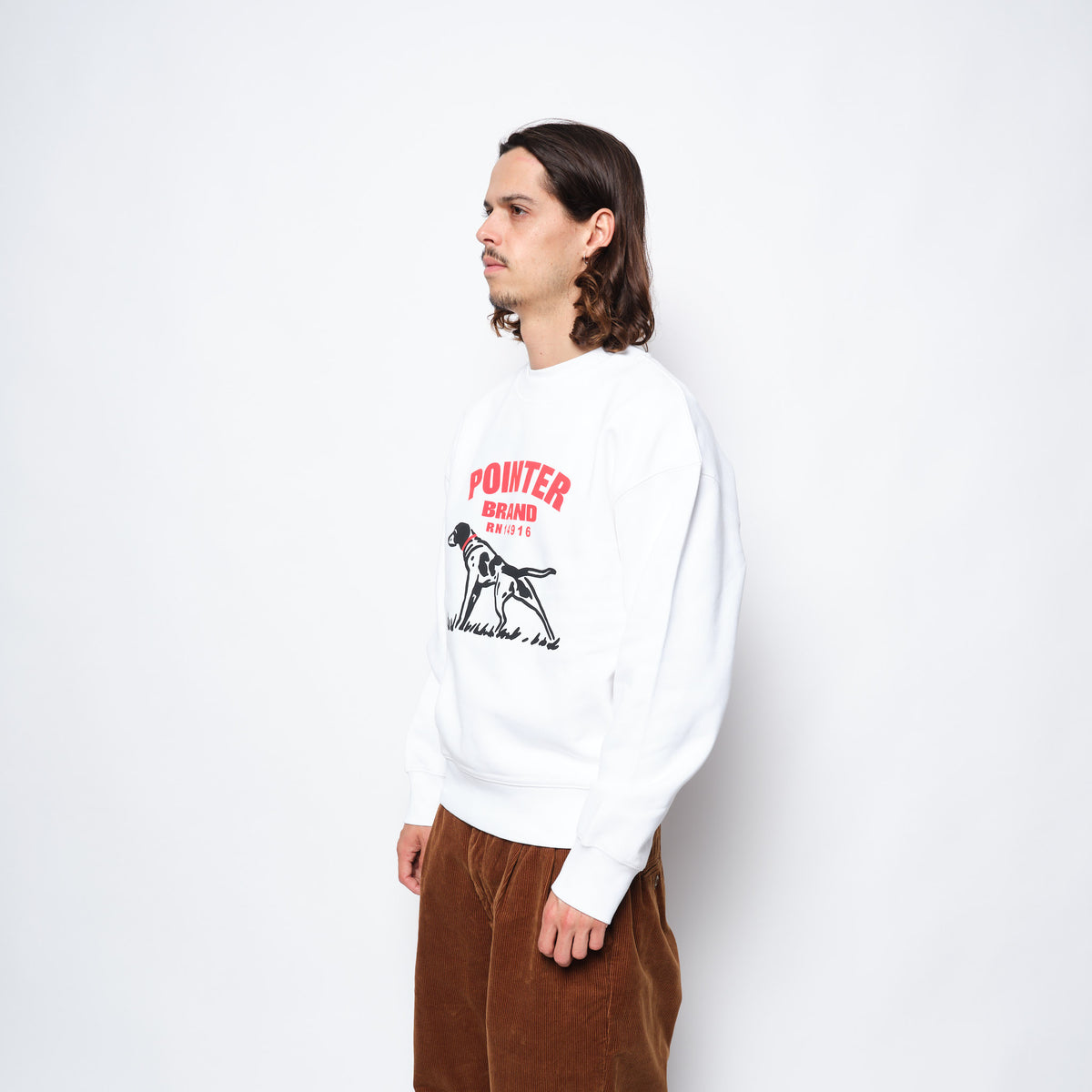 Pointer Brand - Bristol Sweat (White)