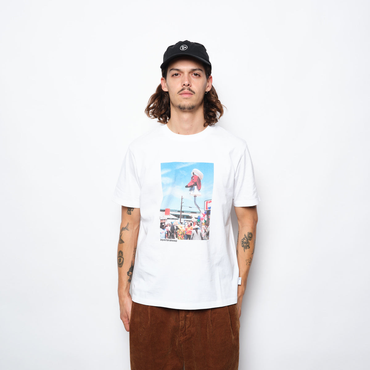 Pointer Brand - Dog Party TS Tee-Shirt (White)