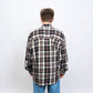 Polar Skate Co - Big Boy Overshirt Flannel (Black/Cloud White/Red)