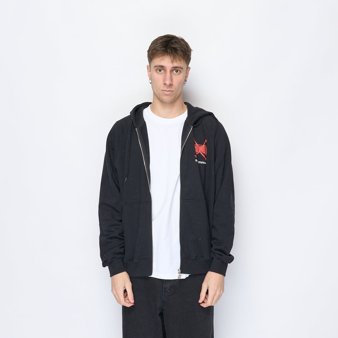 Polar Skate Co - Default Zip Hoodie Welcome To The New Age (Black)