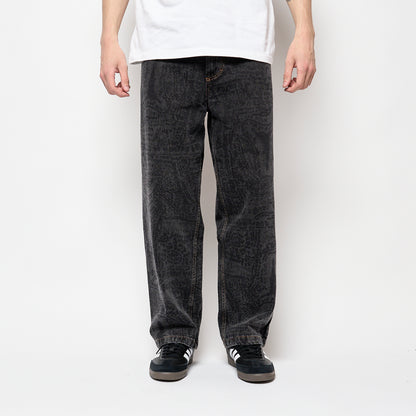 Polar Skate Co - Exist Big Boy Pants (Washed Black)