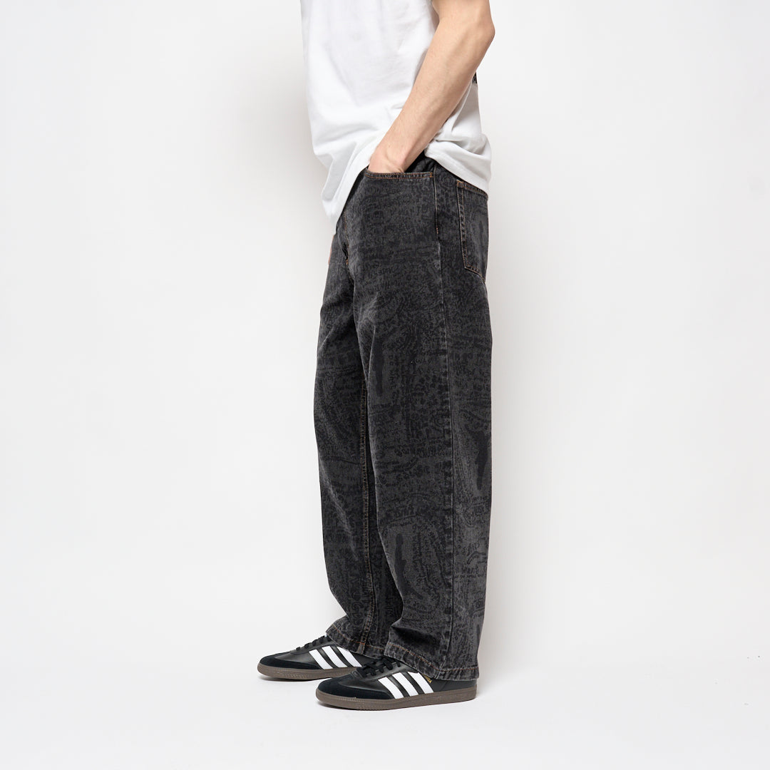 Polar Skate Co - Exist Big Boy Pants (Washed Black)