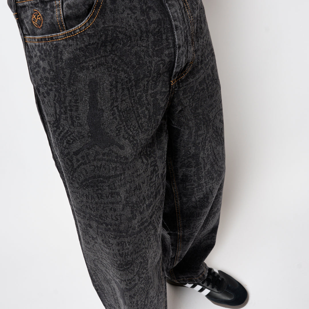 Polar Skate Co - Exist Big Boy Pants (Washed Black)